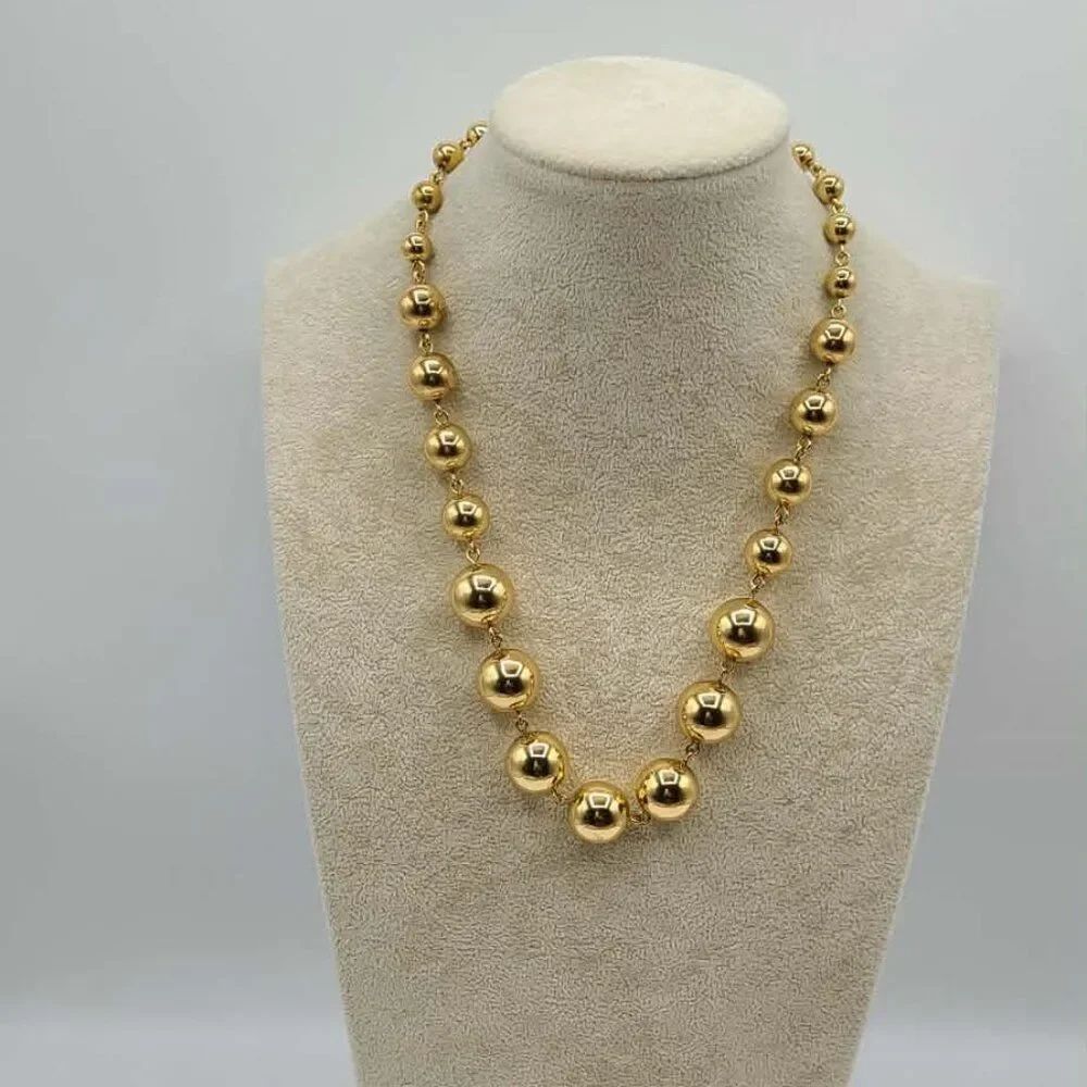 J Crew Gold Tone Beaded Neclace NWOT!